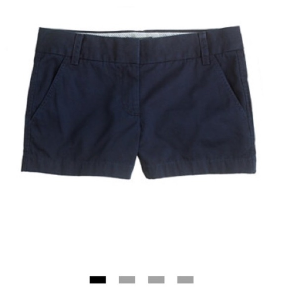 J. Crew Navy 3” Chino shorts